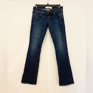 Abercrombie & Fitch bootcut stretch jeans W 26 L 33 on label.